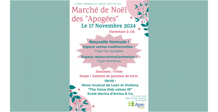 Marché de Noël du FAS/FAM Les Apogées