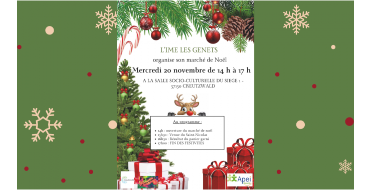 Marché de Noël de l'IME Les Genêts